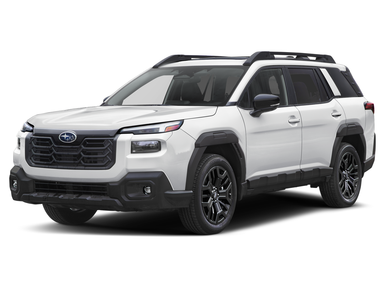 2026 Subaru Outback Limited in Crystal Black Silica — front three-quarter view