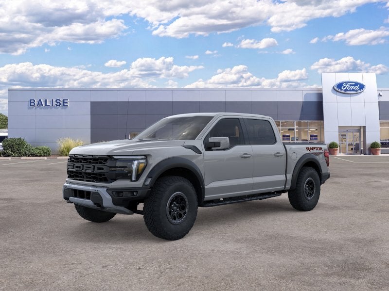 2026 Ford F-150 Raptor in Avalanche — front three-quarter view