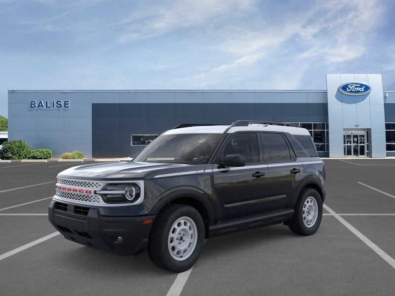 2026 Ford Bronco Sport Heritage in Shadow Black — front three-quarter view