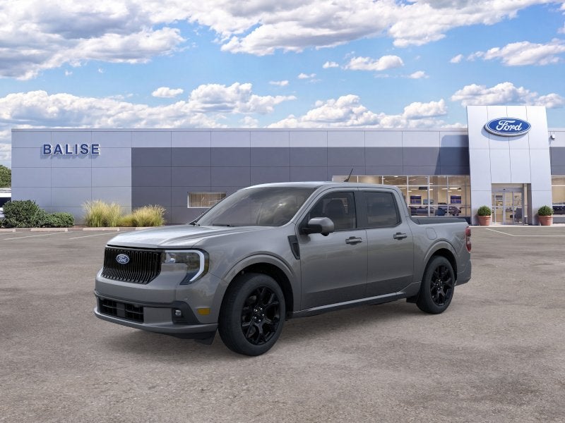 2026 Ford Maverick Lobo High in Gray Metallic — front three-quarter view