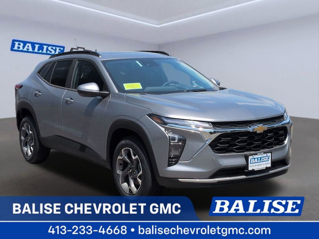 2026 Chevrolet Trax LT in Sterling Gray Metallic — front three-quarter view