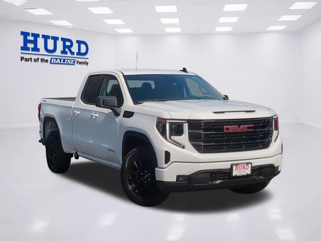 2026 GMC Sierra 1500 Elevation in Summit White — front three-quarter view
