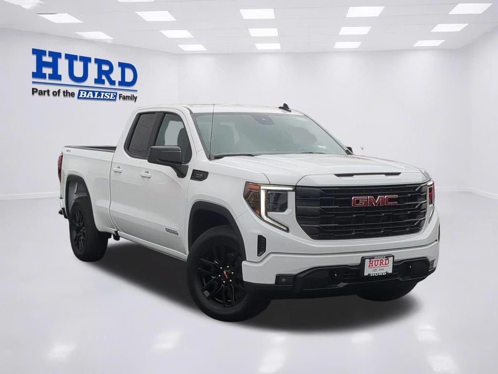 2026 GMC Sierra 1500 Elevation in Summit White — front three-quarter view